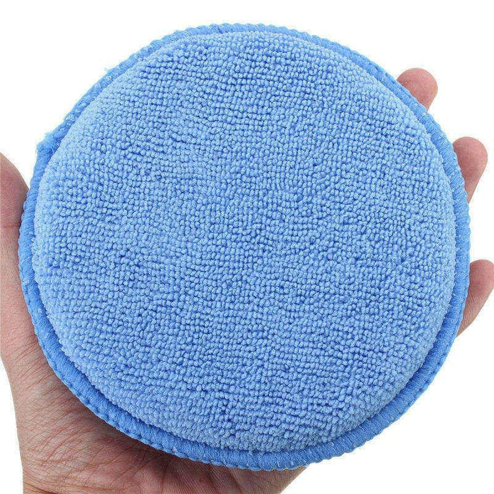 Microfiber Wax Applicator Pad 5" Round (Pack of 12)-Applicator Pads-Hi Tech Industries-05M-DZ