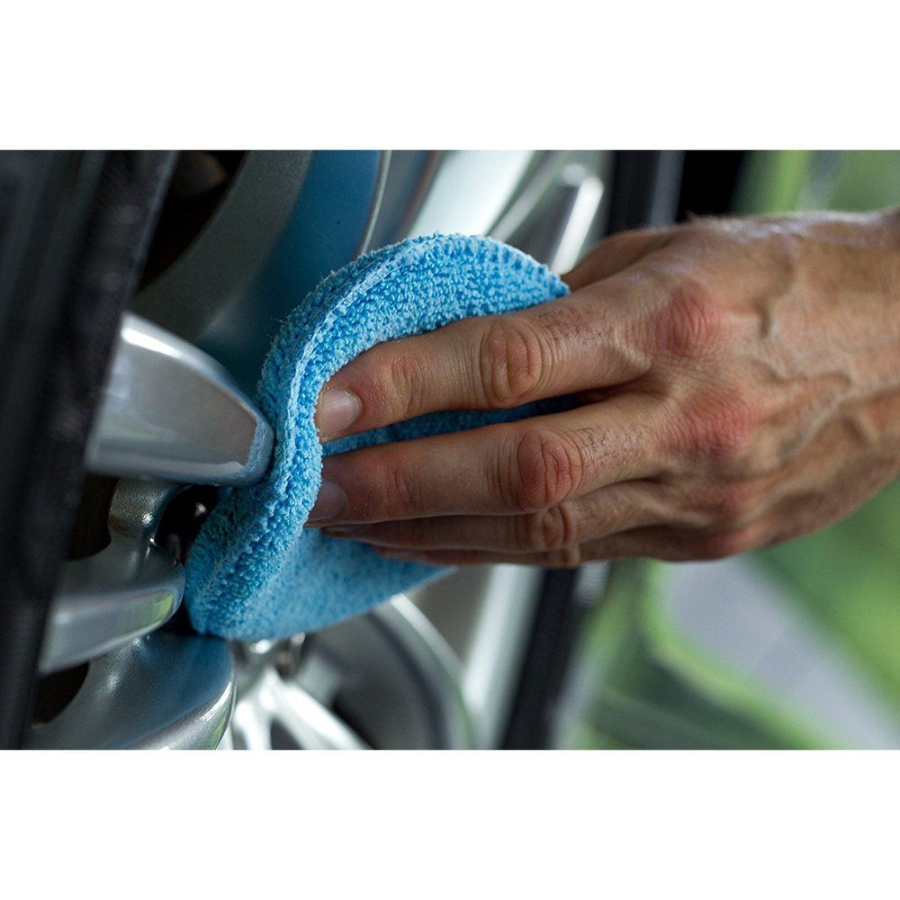 Microfiber Wax Applicator Pad 5" Round (Pack of 12)-Applicator Pads-Hi Tech Industries-05M-DZ