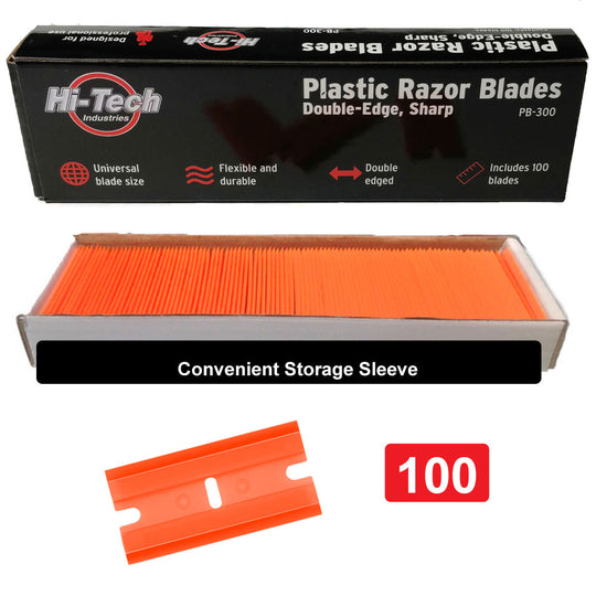 Plastic Razor Blades Double Sided PB300